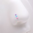thumbnail image 4 of BM25 Kawaii Pop Pastel Assorted Star Trio L-Shaped Nose Ring-Multi, 4 of 4