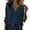 Navy, variant on Womens Blouses Summer Tops for Women 3/4 Sleeve Sequins Loose Polluer Solid V-Neck Blouse Shirt,Gray