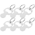 thumbnail image 4 of EeaseCA 6pcs Shopping Trolley Tokens Shopping Cart Alloy Key Chain Multi-use Convenient Bottle Opener, 4 of 7