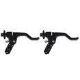thumbnail image 1 of 2X Motorcycle 22mm Stunt Clutch Lever Short Performance Cable Easy Pull Left Lever for Grom RM125(Black), 1 of 8