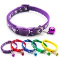 thumbnail image 1 of Cat Dog Anti-lost Adjustable Collar With Bell Necklace Jewelry For Festivals Parties Taking Pictures Daily Wear, 1 of 7