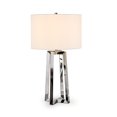 thumbnail image 3 of Henn&Hart 14" Polished Nickel Metal/Fabric Table Lamp, 3 of 9