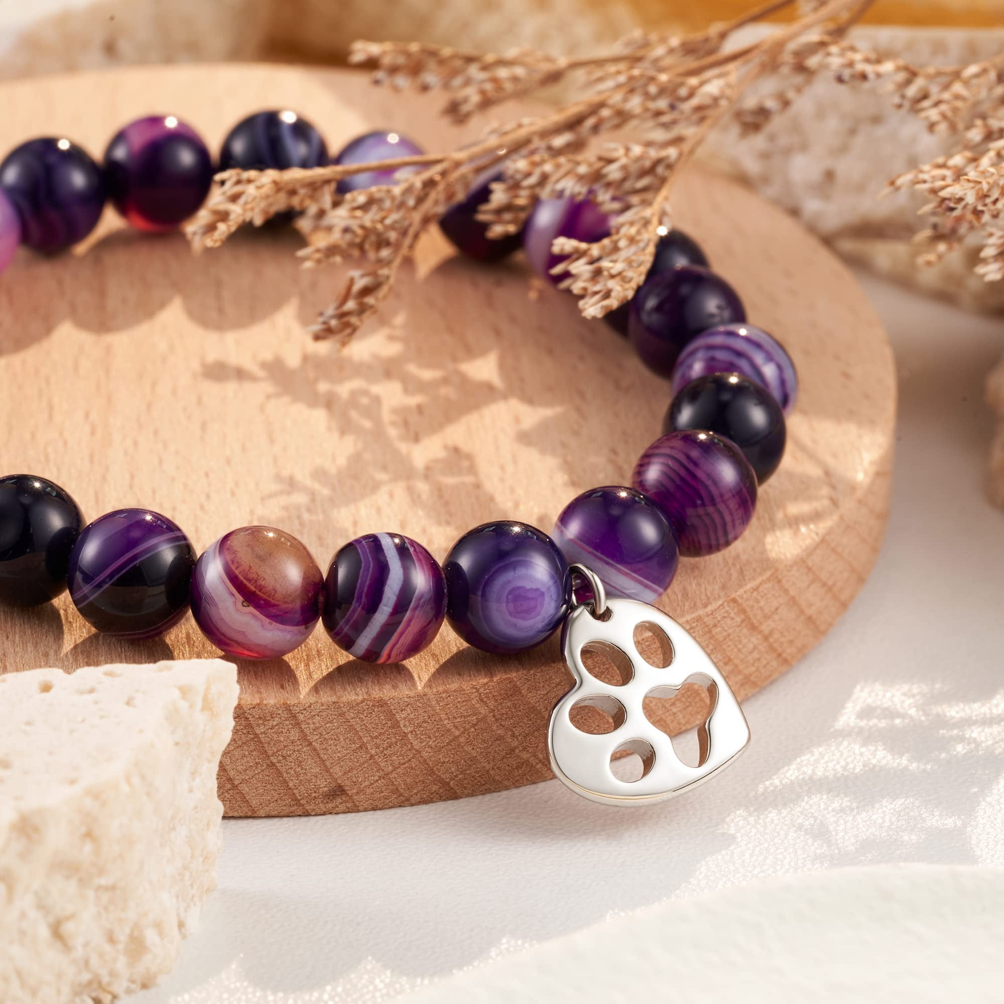 Charm Bracelet Alex And Ani Paw Print Beaded Charm Bracelet