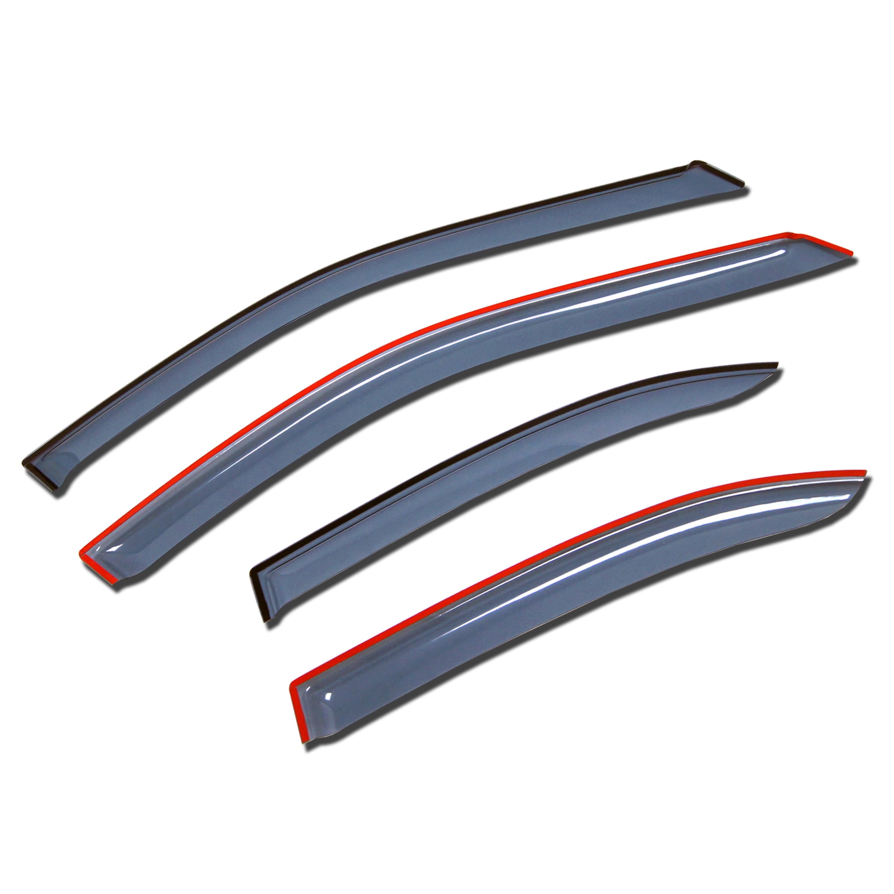 Tuningpros LWD2-528i In-Channel Window Visor Deflector Rain Guard Light Grey 4 Pcs Set Compatible With 2006-2014 Honda Ridgeline Tuningpros LWD2-528i In-Channel Window Visor Deflector Rain Guard Light Grey 4 Pcs Set Compatible With 2006-2014 Honda Ridgeline