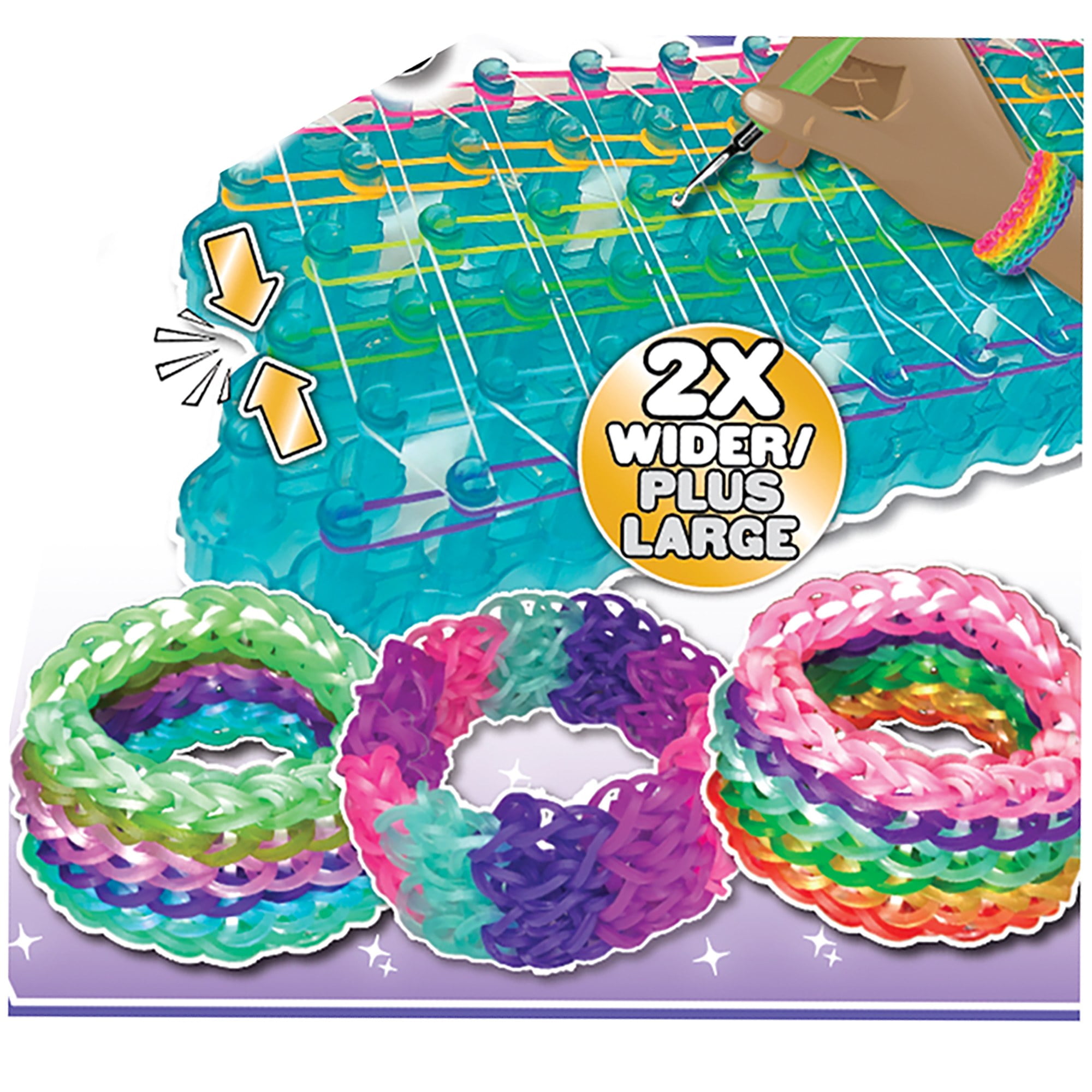 Amazon.com: YYOODS 11000+Rubber Band Bracelet kit, Loom Bracelet Making Kit  for Girls,Rubber Bands Refill Loom Set,for Kids Friendship Bracelet Kids  Girls Birthday Gift Kits