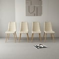 thumbnail image 2 of Dining Chairs Set of 4, Modern Style Dining Kitchen Room Upholstered Side Chairs, 2 of 8