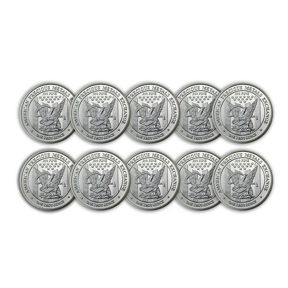 1 oz Silver Round - APMEX (Lot of 10)