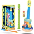 thumbnail image 1 of Juego de instrumentos SpongeBob SquarePants para niños, guitarra de 16 pulgadas, 1 of 6