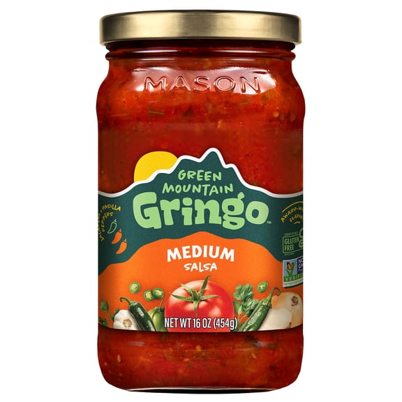 Green Mountain Gringo Salsa, Medium, 16 Oz.