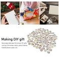 thumbnail image 3 of 100PCS Printing Wooden Buttons 2 Holes Durable Synthetic Wood Round Buttons for DIY Sewing Decoration, 3 of 8
