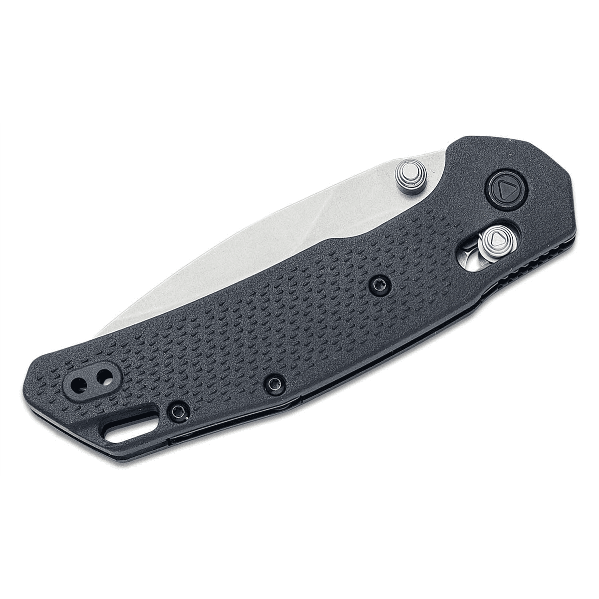 Kershaw Heist Manual Open DuraLock Drop Point Blade Folding Pocket Knife with Stonewashed Finish - Gray