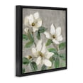 thumbnail image 2 of Stupell Industries Farmhouse Ivory Magnolias on Grey Black Floating Frame Canvas Art, 18 x 18, by Sally Swatland, 2 of 8