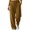 Brown, variant on ClodeEU Women's Drawstring Elastic Waist Jogger Pants,Casual Loose Solid Color Pant With Pockets ,Women's Plus L