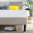 thumbnail image 4 of Zinus Lottie 35" Upholstered Platform Bed Frame with USB Ports, Beige, Full, 4 of 10