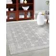 thumbnail image 3 of Unique Loom Timeless Collection Area Rug - Florence (8' 4" x 12' Rectangle Gray/Ivory), 3 of 11
