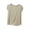 Beige, variant on Women's V Neck Cap Sleeve T Shirt Soft Lightweight Loose Fit Casual Comfortable Basic Everyday Tee