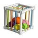 thumbnail image 5 of Clasificador de Formas de Bebé, Cubo de Almacenamiento, Reconocimiento de Color, Juguete de Desarrollo, Cubo Sensorial con Cuerda Elástica, Juguete de, 5 of 9