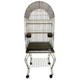 thumbnail image 1 of YLM Group  20 in. Dome Top Parrot Cage With Stand, Gold, 1 of 1