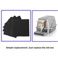 thumbnail image 5 of Delapan 8 Pack Charcoal Replacment Filter fits HAPAW SZEE XL Stainless Steel Litter Box with Lid Carbon Odor Filters, 5 of 7
