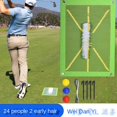 thumbnail image 2 of Golf Auxiliary Training Mat for Swing Correction Training Mat Hitting Direction Path Mat Practice Mat Tools Beginner Accessories WHITE, 2 of 6
