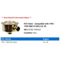 thumbnail image 2 of PCV Valve - Compatible with 1996 - 1998 GMC K1500 6.5L V8 1997, 2 of 2