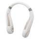 thumbnail image 4 of Ventilador de cuello manos libres con luces LED, batería de 2400 mAh, portátil para viajes al aire libre - Blanco, 4 of 8
