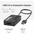 thumbnail image 2 of Plugable USB 3.0 to DisplayPort 4K DisplayLink Video Graphics Adapter for Multiple Monitors up to 3840x2160, 2 of 8