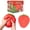 Red, variant on 3.15 Inch Strawberry Squishy Fruit Stress Ball & Fidget Toys Party Favor