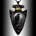 thumbnail image 3 of Collar con colgante de cadena negra de cuervo gótico para hombres, collar de Hip Hop para hombres, accesorios de joyería de acero inoxidable, regalos de fiesta de Halloween, 3 of 4