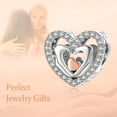 thumbnail image 2 of 925 Sterling Silver Charm for Bracelets Love In Hand Heart Charms Women Bracelet Charm, 2 of 6