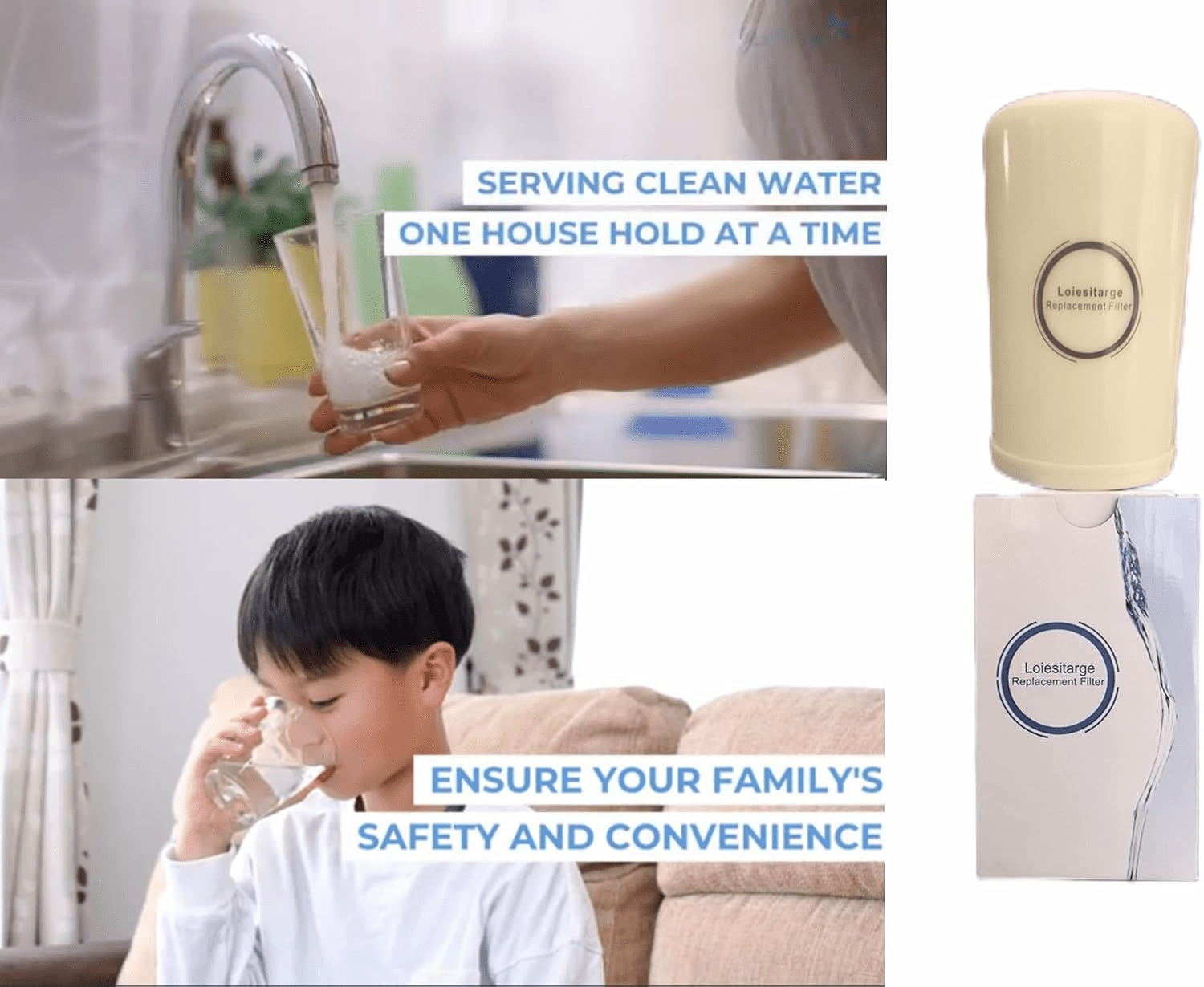 Replacement Water Filter for Leveluk Kangen 8, Compatible with HG-N & K-8
