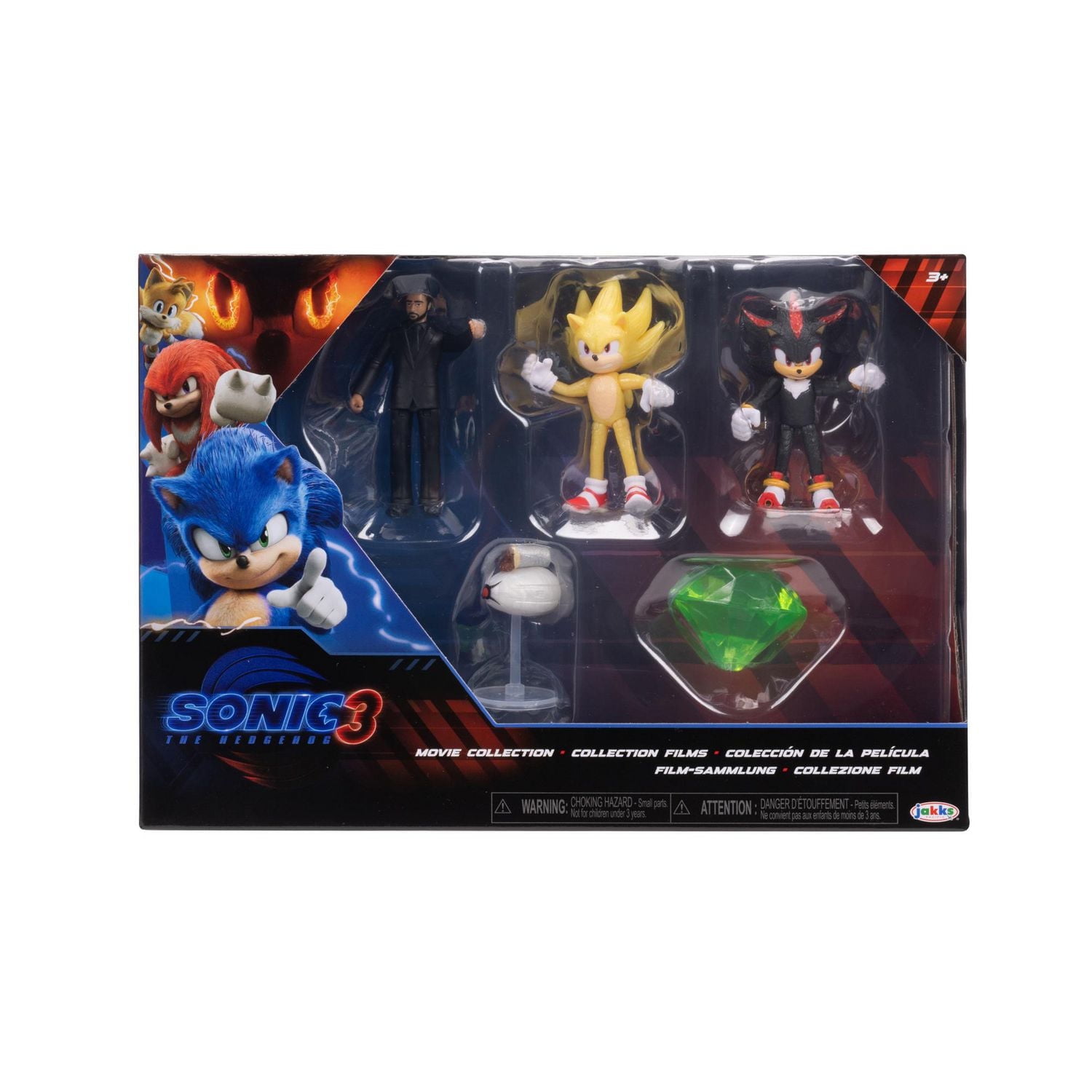 Sonic le Hérisson 3 – Assortiment de figurines 2,5 pouces – Vague 2