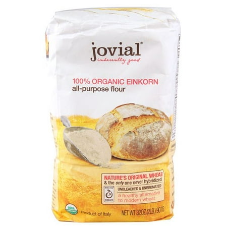 - Jovial 100% Organic Einkorn All Purpose Flour, 32 Oz