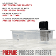 thumbnail image 3 of MEAT! Sous Vide Cooker 10 with Built-In Timer and Alarm, Digital Screen, For Temperature-Control Water Cooking, 3 of 6