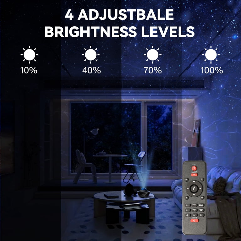 Skdwakiz 21 Effect Galaxy Projector with Bluetooth Speaker photo 5