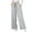 5487-GRAY, variant on SWQZVT Womens Pants Waffle Wide Leg Casual Pants for Women Drawstring Workout Comfy Lounge Pants Grey with Pockets M