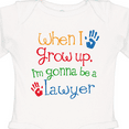 thumbnail image 4 of Inktastic Future Lawyer Boys Girls Attorney Boys or Girls Long Sleeve Baby Bodysuit, 4 of 5