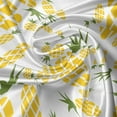 thumbnail image 5 of Ambesonne Green and Yellow Valance Pack of 2, Organic Fruits, 54"X12", Fern Green and Yellow, 5 of 5