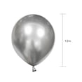thumbnail image 3 of Globo de color metálico de 12 pulgadas, decoración de globos más gruesos para bodas, cumpleaños, bab Abanopi Globo, 3 of 7