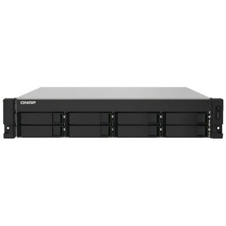 QNAP TS-832PXU-RP - NAS server - 8 bays - rack-mountable - SATA 6Gb/s - RAID 0, 1, 5, 6, 10, 50, JBOD, 60 - RAM 4 GB - 2.5 Gigabit Ethernet / 10 Gigabit Ethernet - iSCSI support - 2U