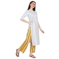 thumbnail image 2 of Phagun Cotton Kurta Palazzo Set, Solid Ethnic Kurti Printed Pant Co-Ord Set For Women, 2 of 8
