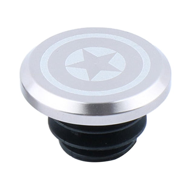 Tapones de manillar de bicicleta de aleación para diámetro interior de 15,8-19,5 mm (MTB) Plata B