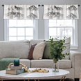 thumbnail image 4 of LALILO Kitchen Curtain Valance Mountain Mountain Rod Pocket Window Curtain 52"x 18" Set of 2, 4 of 7