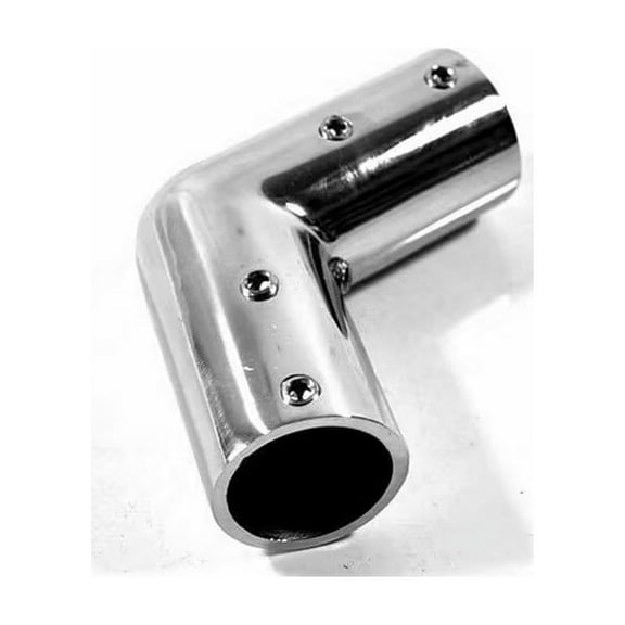 ISURE MARINE 316 Stainless Steel Boat Hand Rail Fitting Elbow 1" 125 Degree