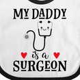 thumbnail image 4 of Inktastic Surgeon Daddy Doctor Baby Clothes Boys or Girls Baby Bib, 4 of 4