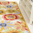 thumbnail image 3 of SAFAVIEH Four Seasons Rhetta Geometric Runner Rug, Ivory/Brown, 2' x 6', 3 of 6