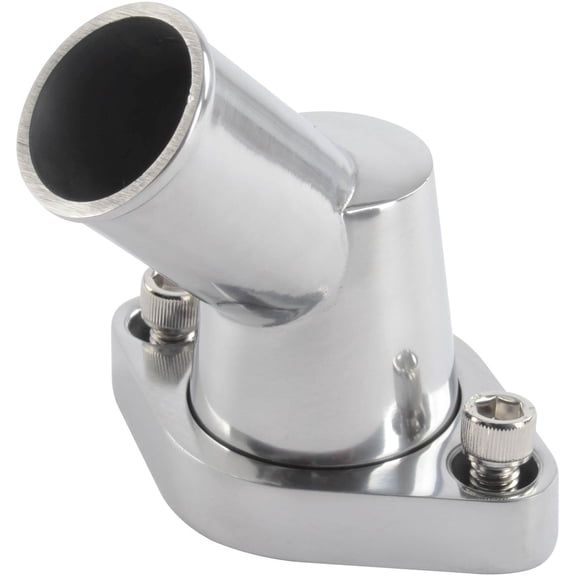 JEGS 51111 Aluminum Thermostat Housing Small Block Chevy Big Block Chevy 1-1/2 H