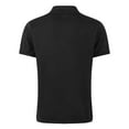 thumbnail image 4 of Mens Shirts Polo Shirts Short Sleeve Zipper Pocket Solid Holiday Tops Summer Clothing,Dark Gray,L, 4 of 4