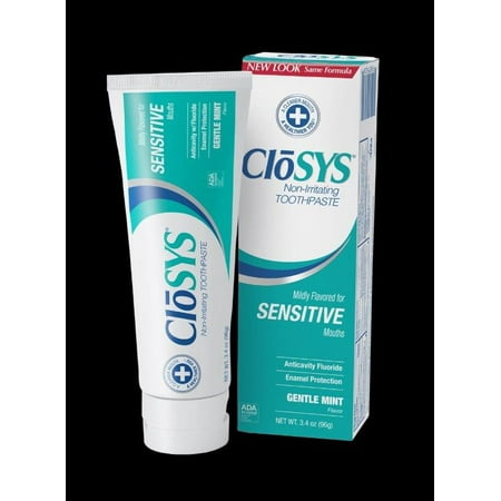 CloSYS Fluoride Toothpaste 3.4 Oz - Walmart.com