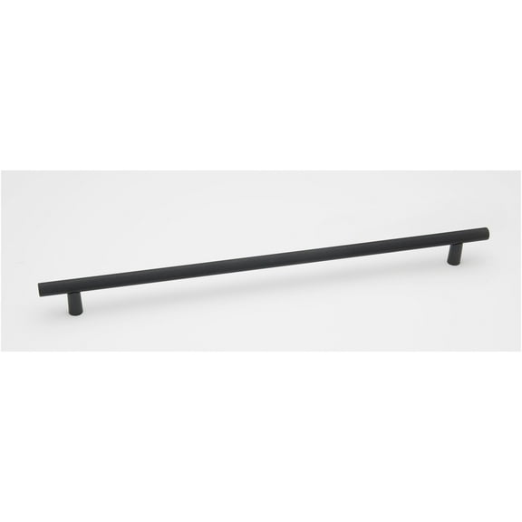 Alno A2902-12 Vita Bella 12" Center To Center Modern Knurled Bar Large Cabinet Handle Pull